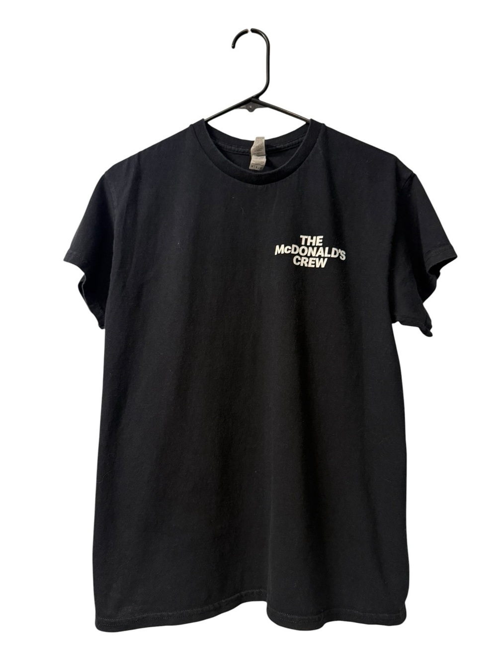 McDonald's Black Crew Graphic T-Shirt “The McDonalds Crew” Size Medium - Picture 1 of 7